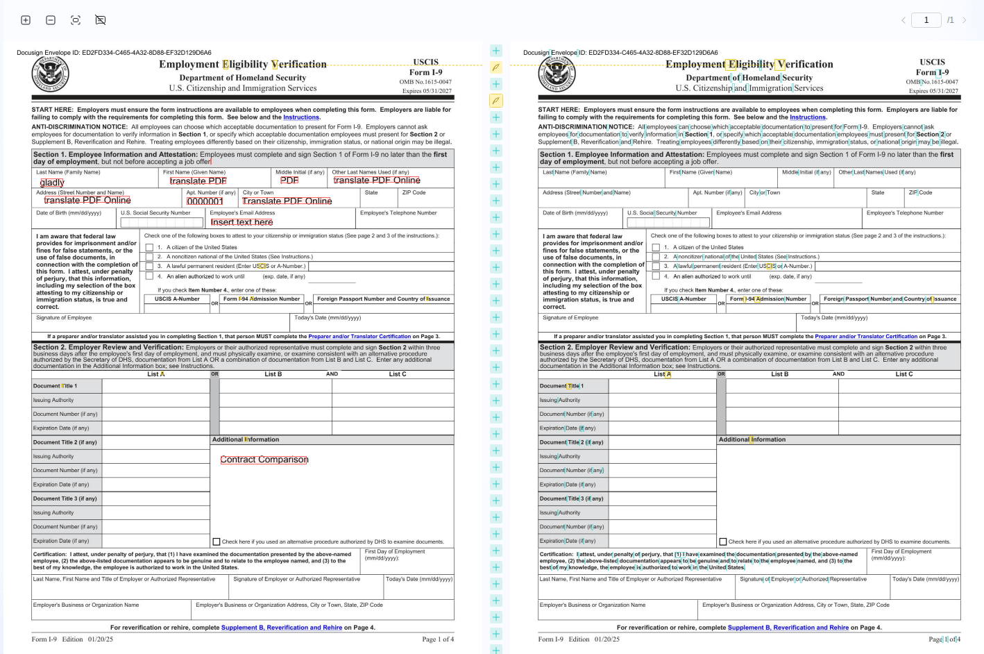 3. Review Side-by-Side